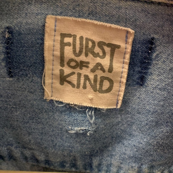 Denim jacket with flowers - Picture 2 of 2